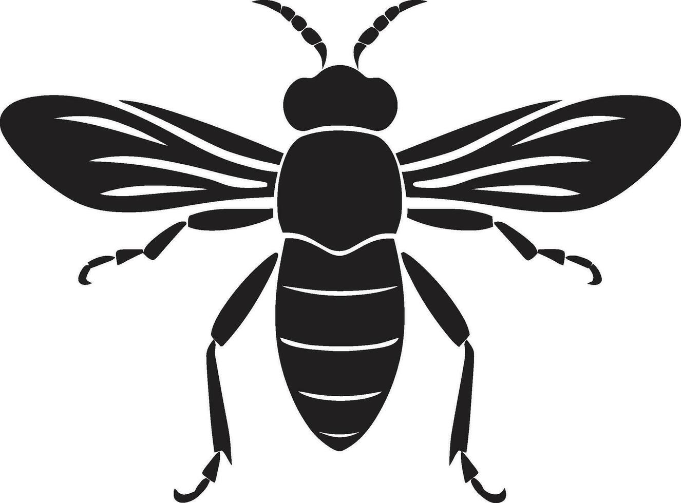 Xenomorphic Termite Mark Yin Yang Insect Insignia vector