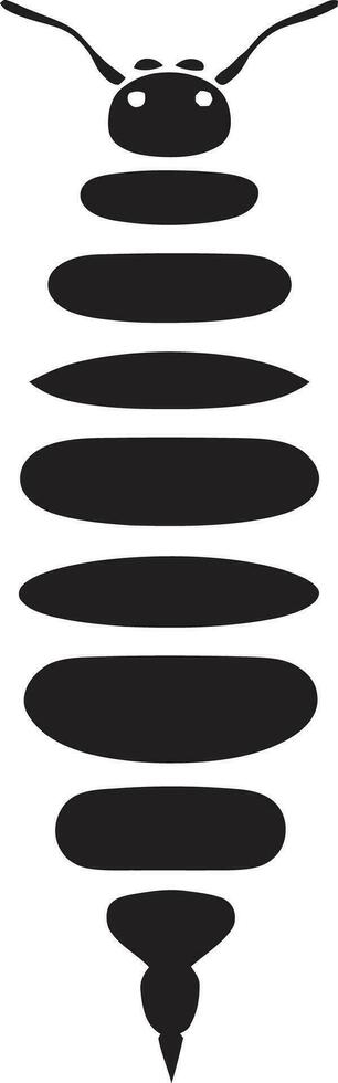 Quiet Insect Banner Raven Termite Seal vector