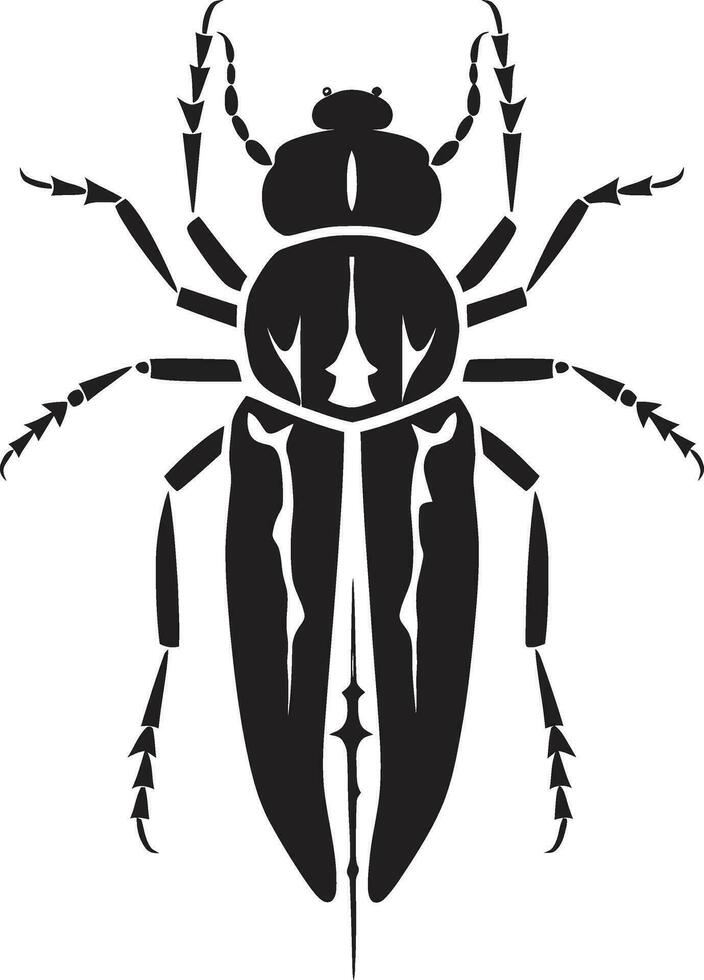 Termites in Vector Form Insect Colony Emblem Design