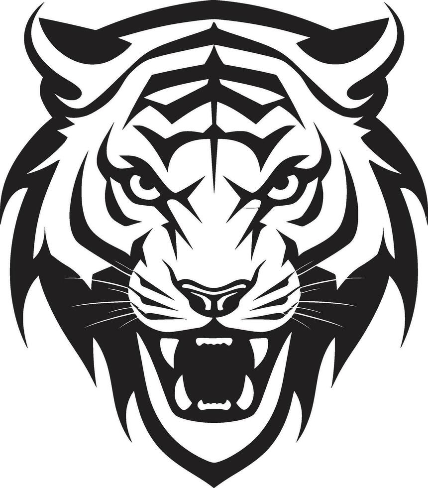 Sinister Panthera Symbol Onyx Guardian Insignia vector
