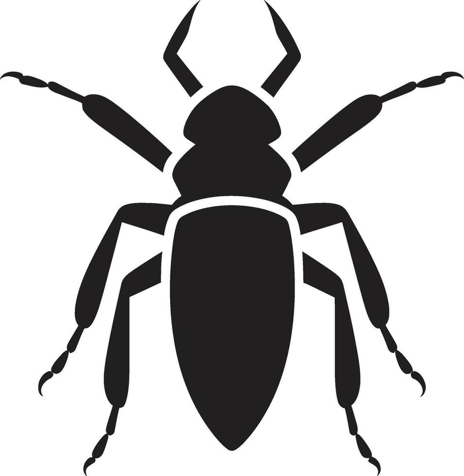 vector insecto colonia emblema de madera invasores logo