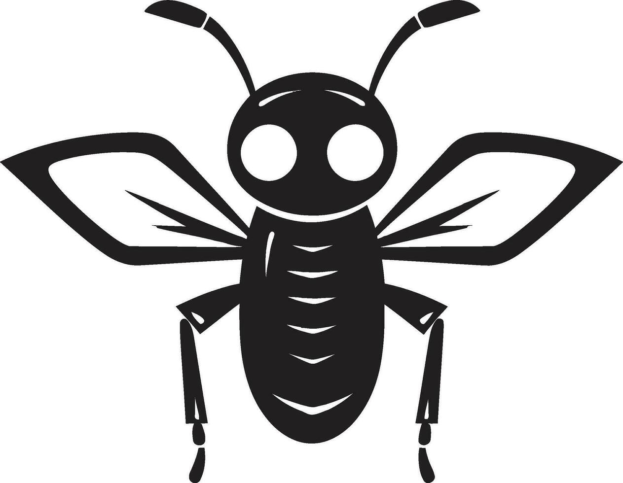 Insect Kingdom Icon Termite Majesty in Shadows vector