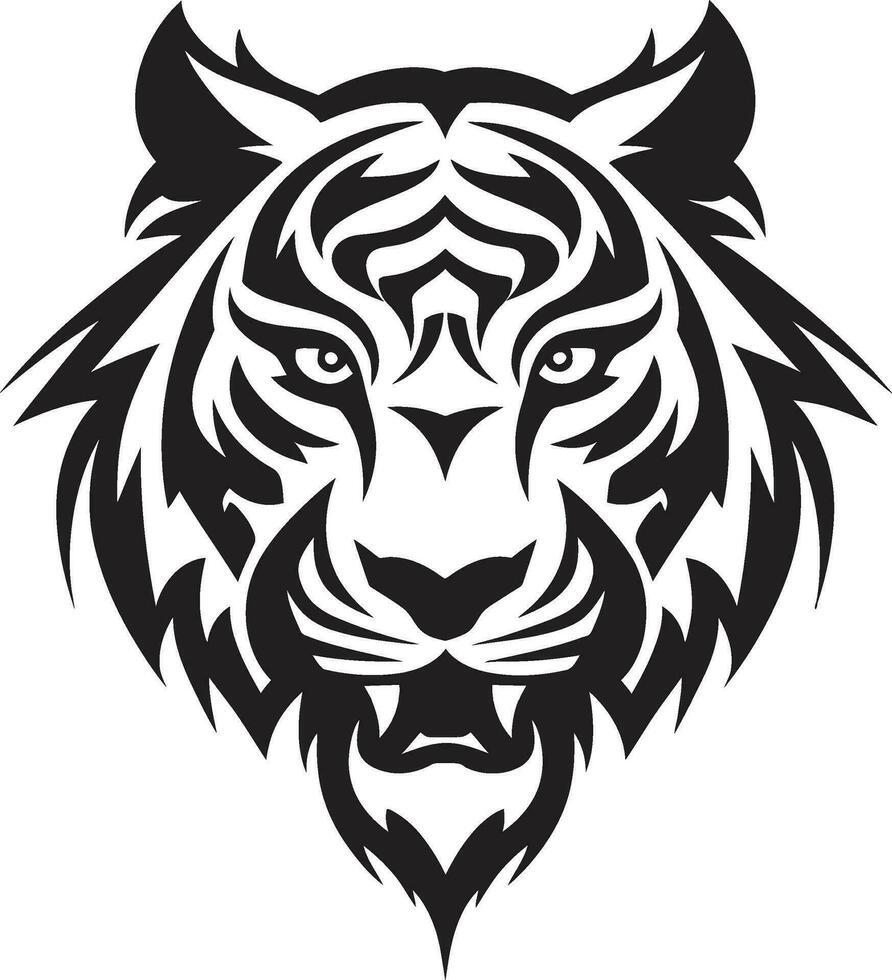 Roaring Beast Mark Prowling Tiger Graphic vector