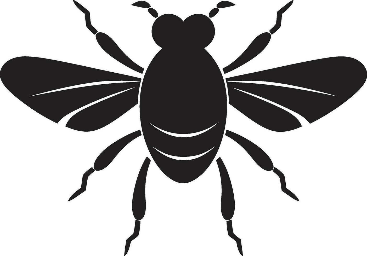 Creeping Tsetse Emblem Tiny Assassin Icon vector