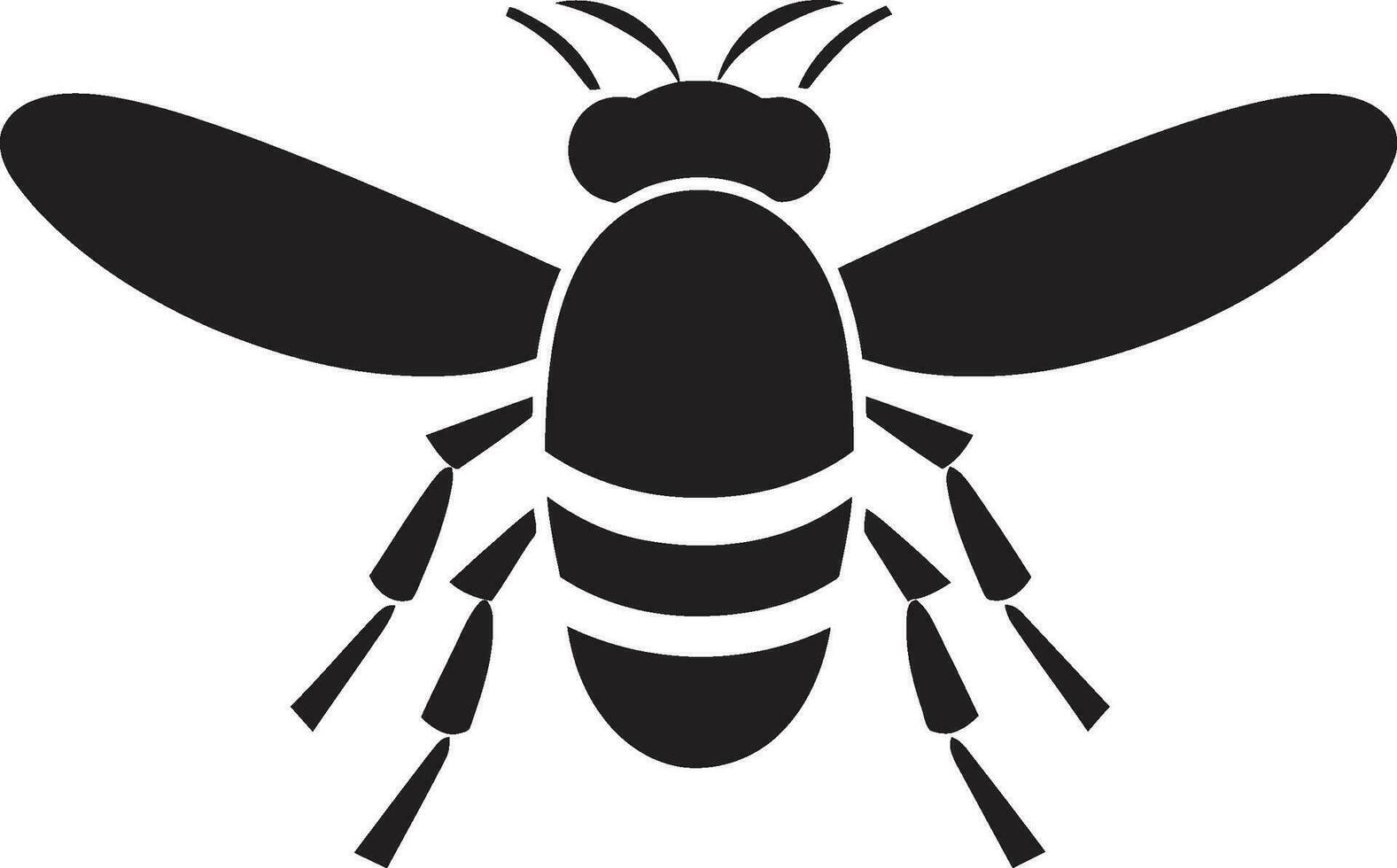 moscas tsets silencio mirón epidemia insecto logo vector
