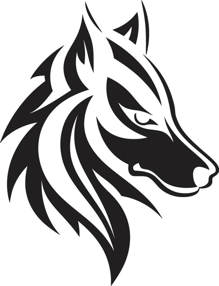 licantrópico majestad insignias lobos aullido logo vector