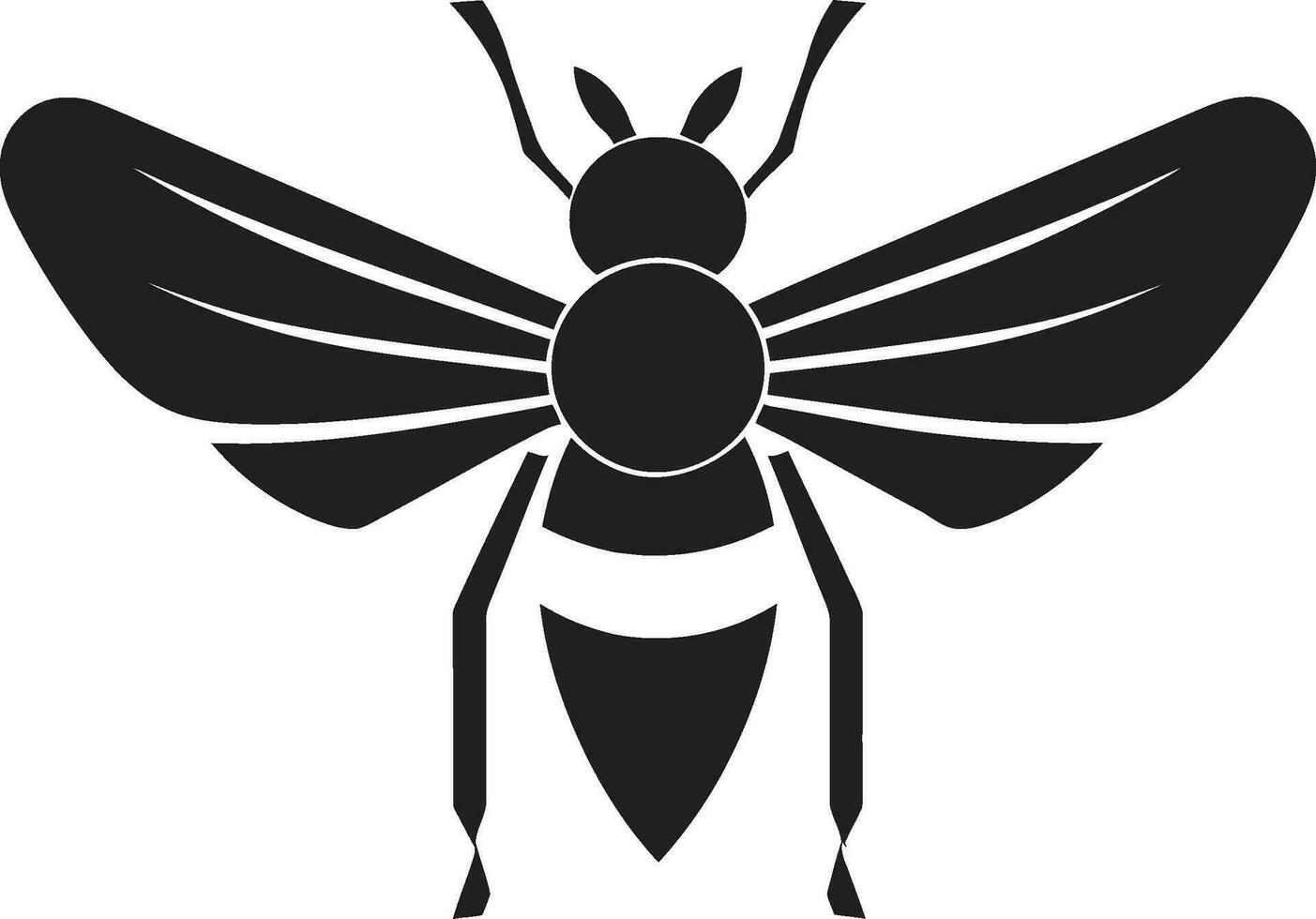 Dark Avian Plague Badge Monochromatic Wasps Wrath Insignia vector