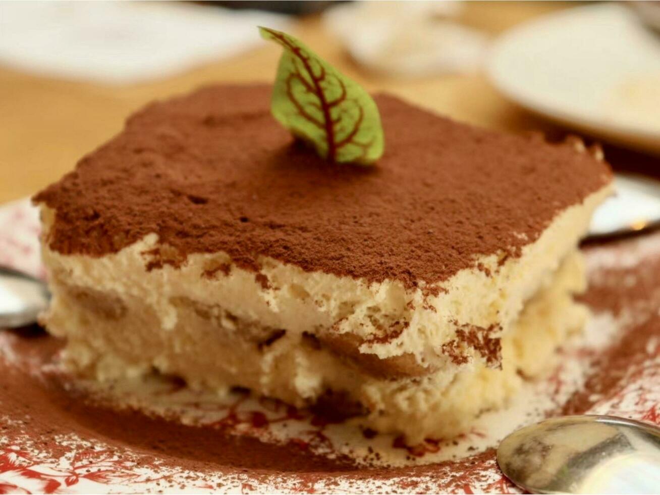 Italian tiramisu cake photo