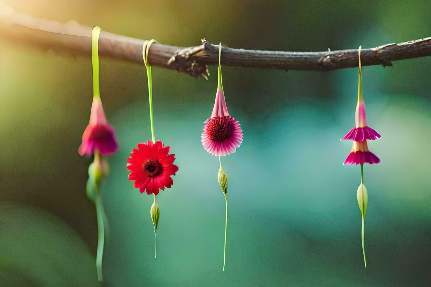 foto fondo de pantalla naturaleza, el sol, flores, el sol, flores, el sol, flores. generado por ai