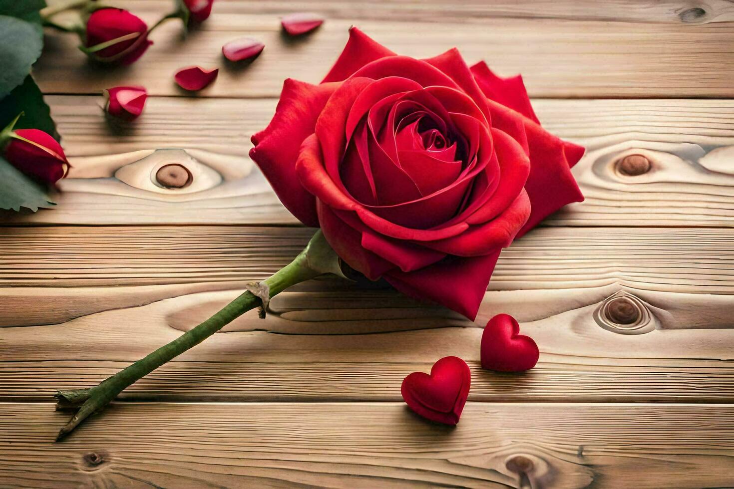 the best red roses for valentine's day. AI-Generated photo
