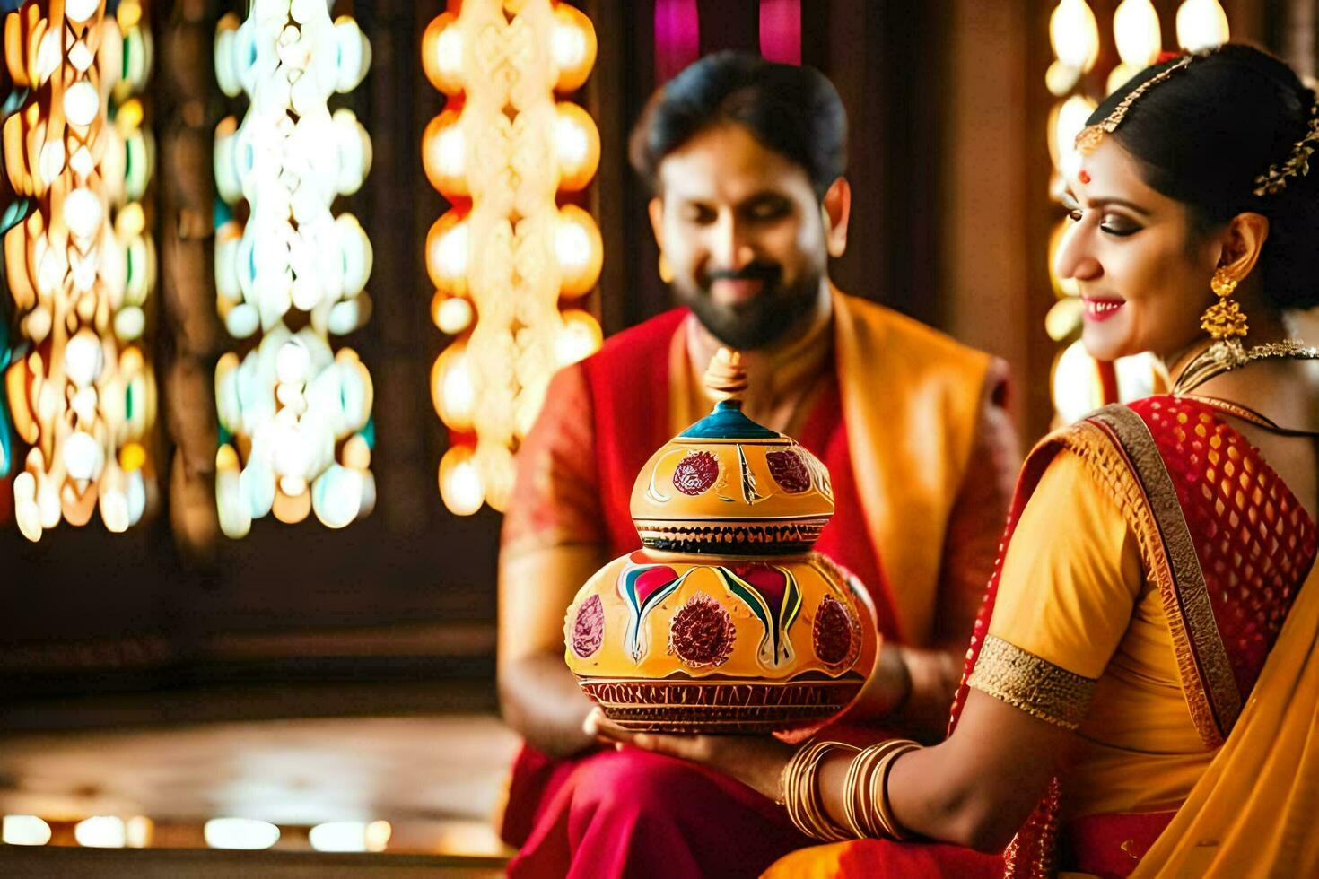 indian wedding photography in bangalore. AI-Generated photo