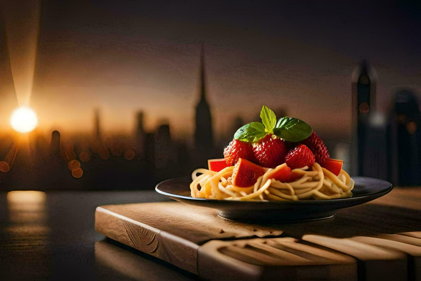 el mejor restaurantes en Dubái generado por ai foto