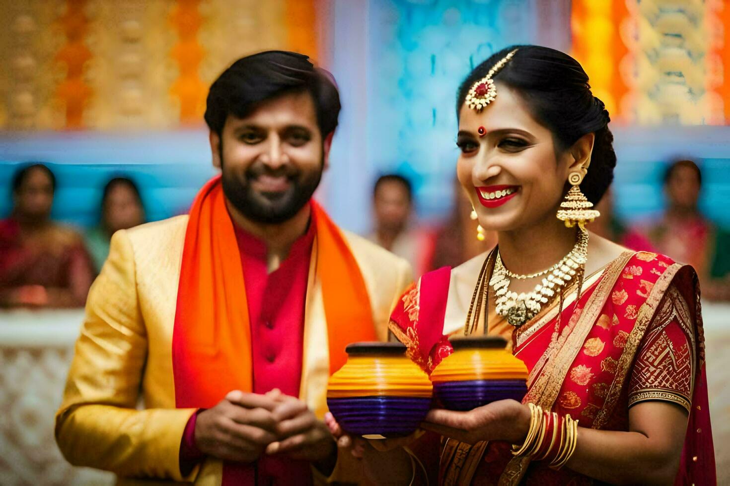 indian wedding photography in hyderabad. AI-Generated photo