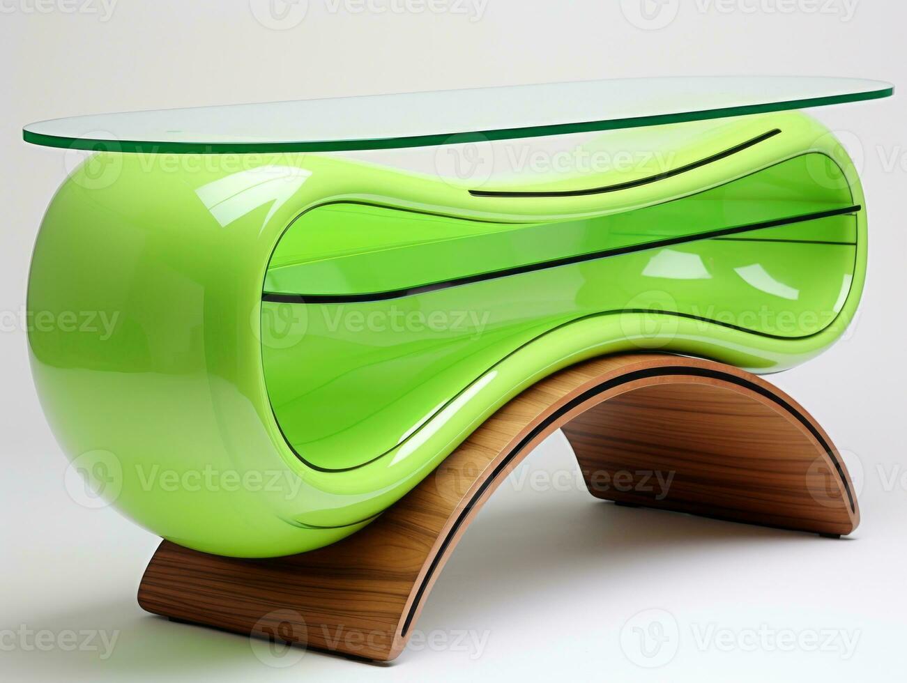 Furniture on white background AI Generative photo