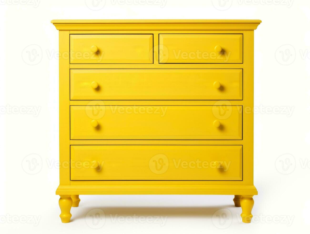 Furniture on white background AI Generative photo