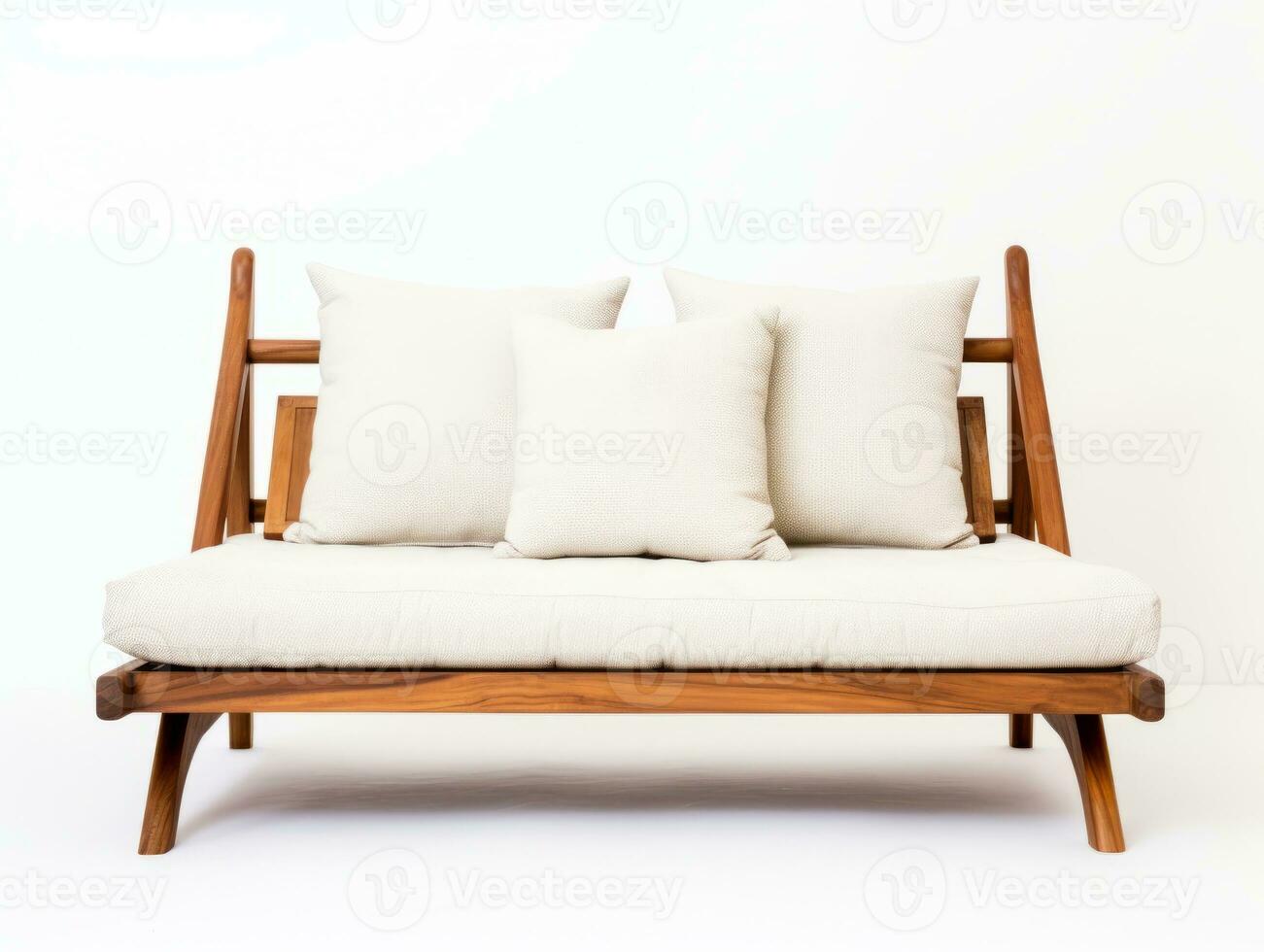 Furniture on white background AI Generative photo