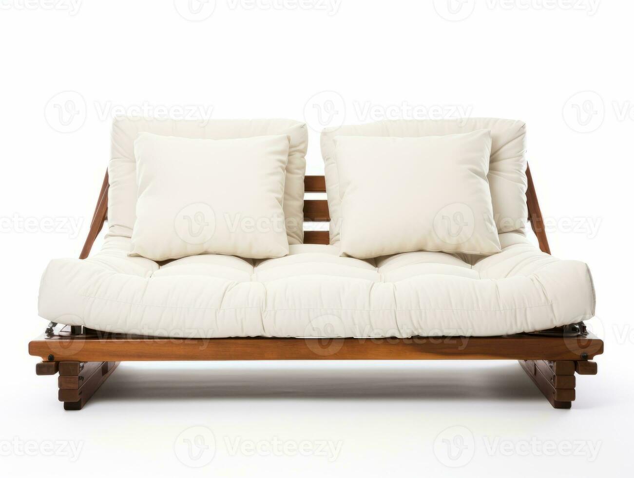 Furniture on white background AI Generative photo