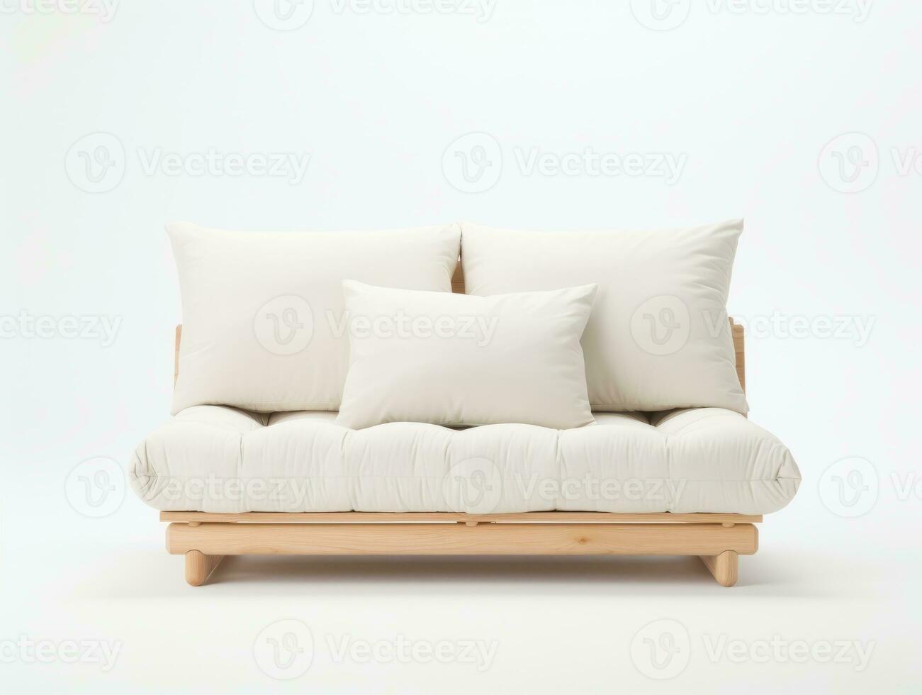 Furniture on white background AI Generative photo