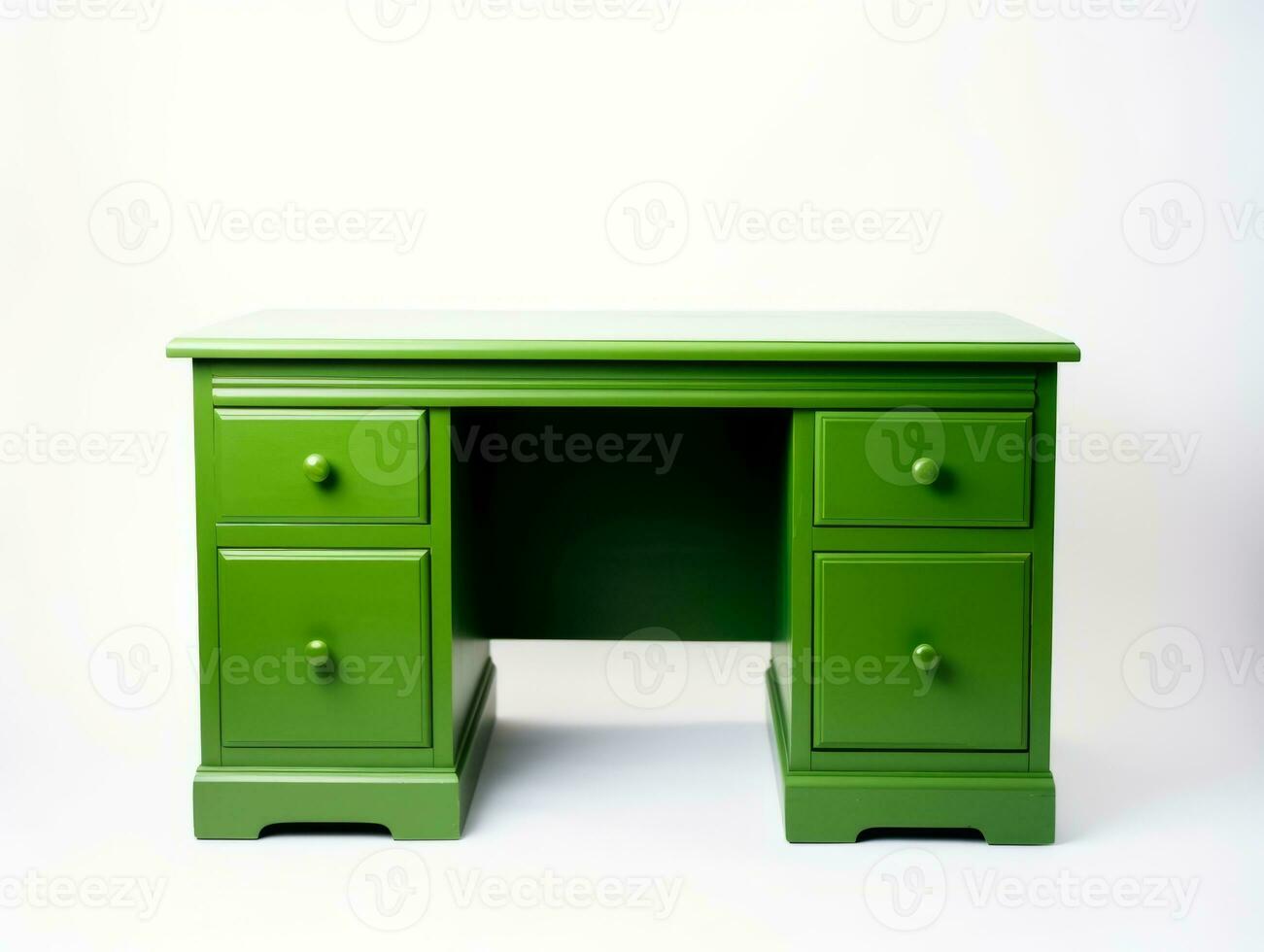 Furniture on white background AI Generative photo