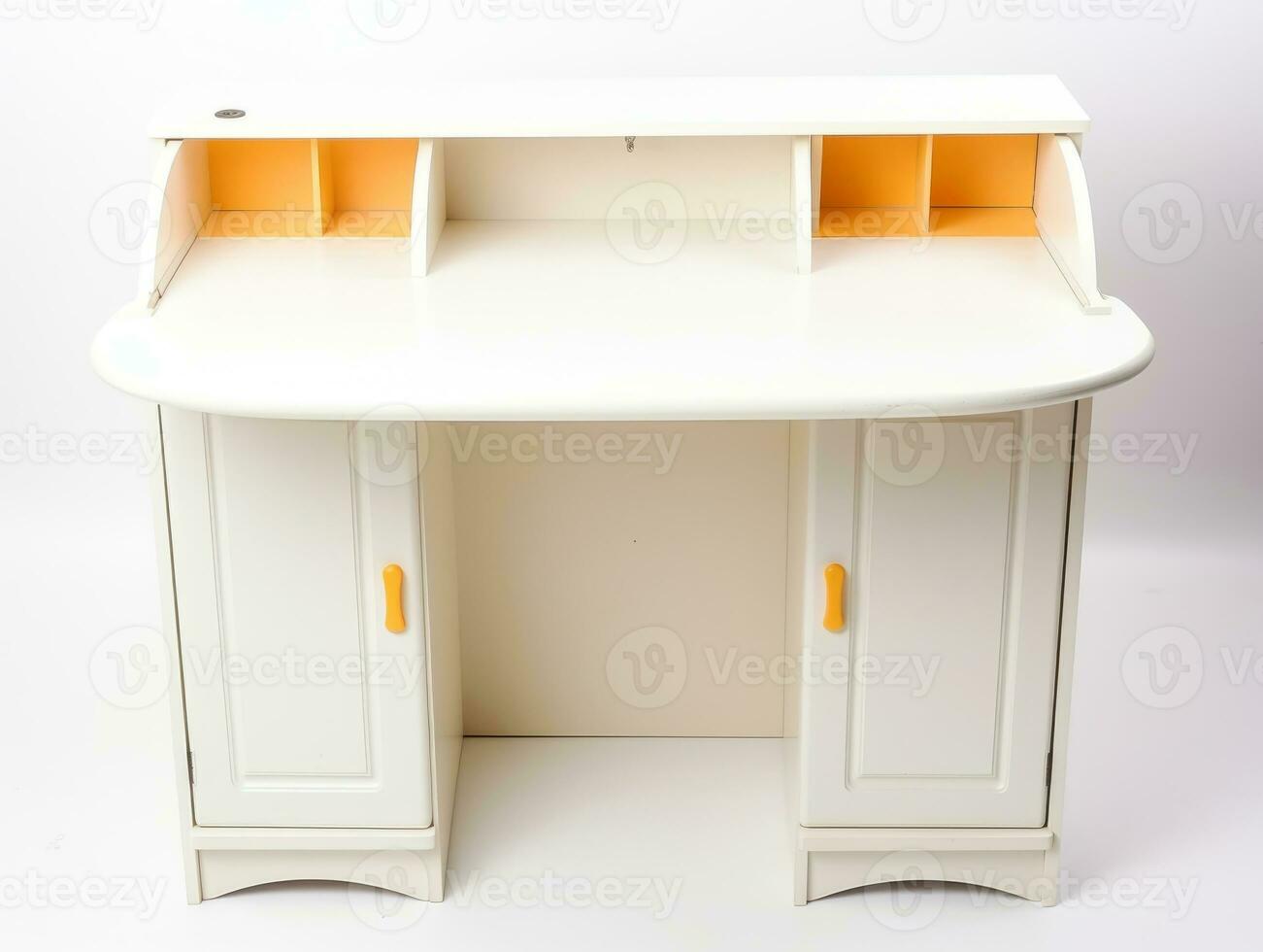 Furniture on white background AI Generative photo