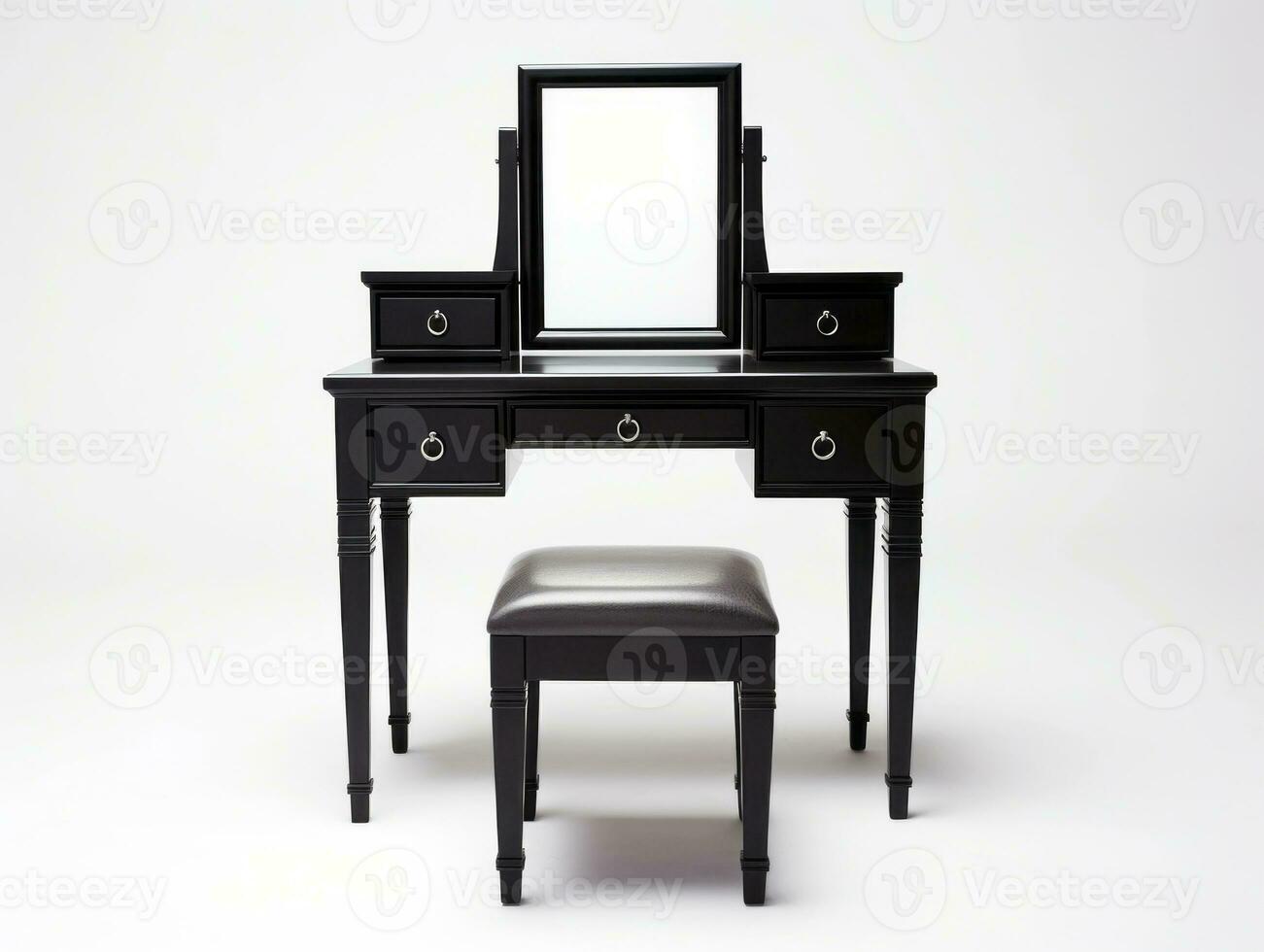 Furniture on white background AI Generative photo