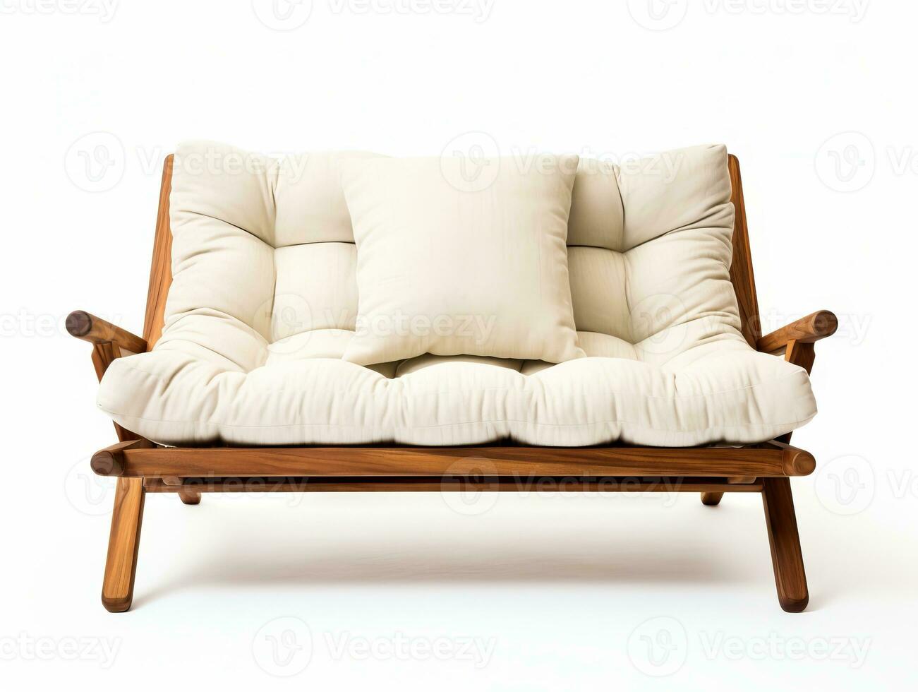 Furniture on white background AI Generative photo