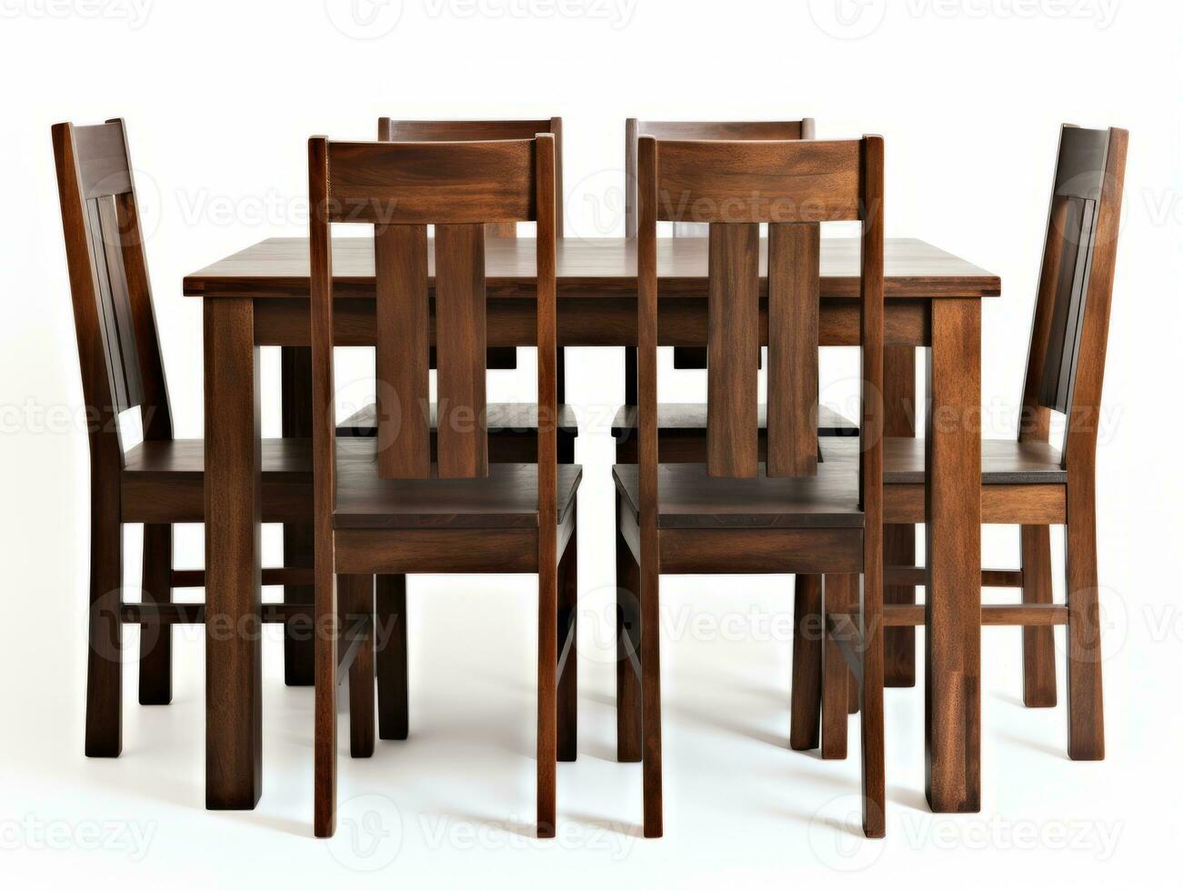 Furniture on white background AI Generative photo