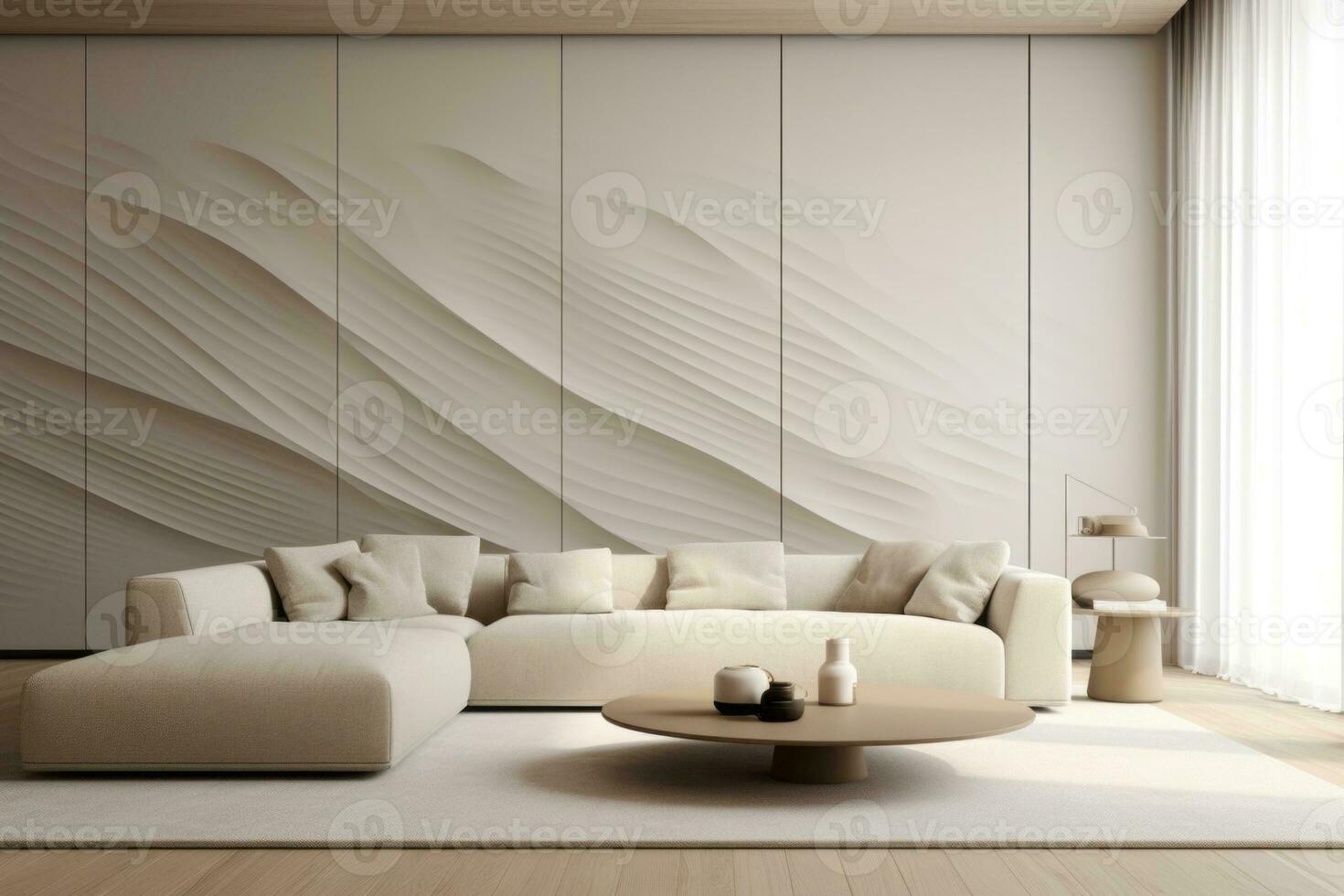 Texture of the wall adds depth and character to the structure AI Generative photo