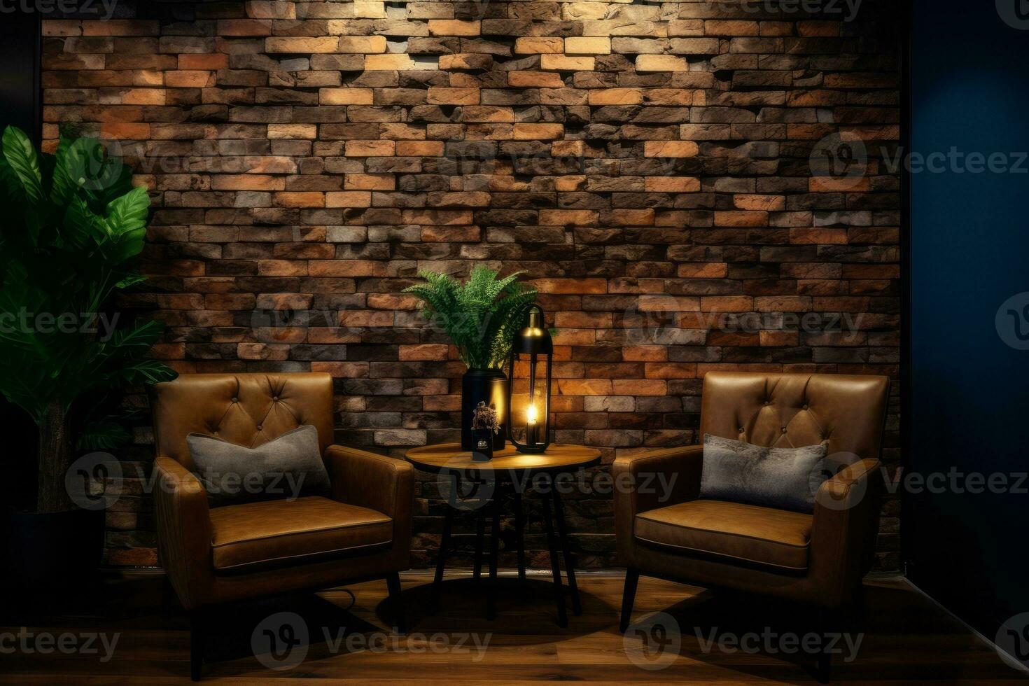 Texture of the wall adds depth and character to the structure AI Generative photo
