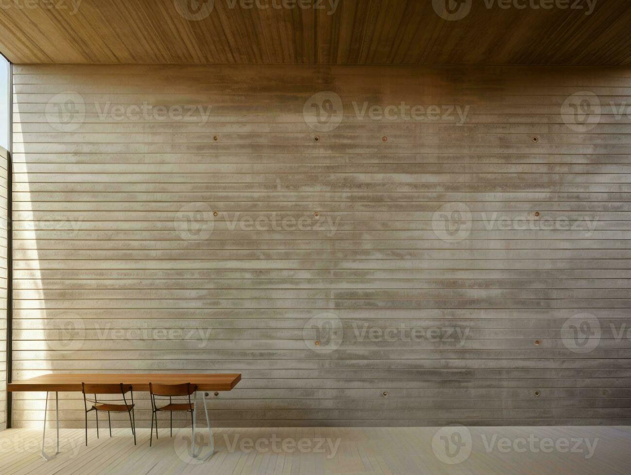 Texture of the wall adds depth and character to the structure AI Generative photo