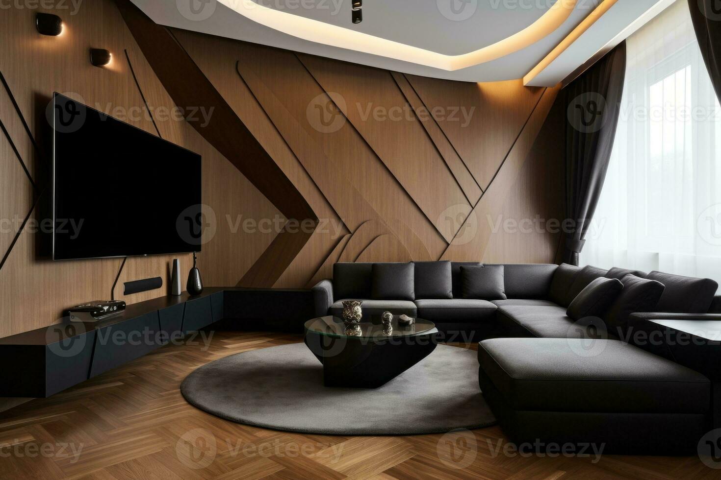 Texture of the wall adds depth and character to the structure AI Generative photo
