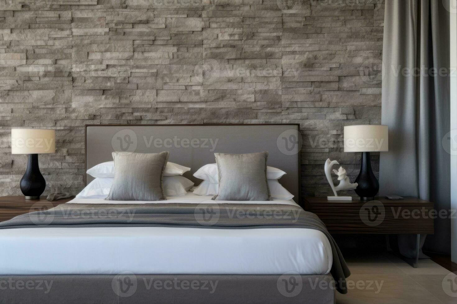 Texture of the wall adds depth and character to the structure AI Generative photo
