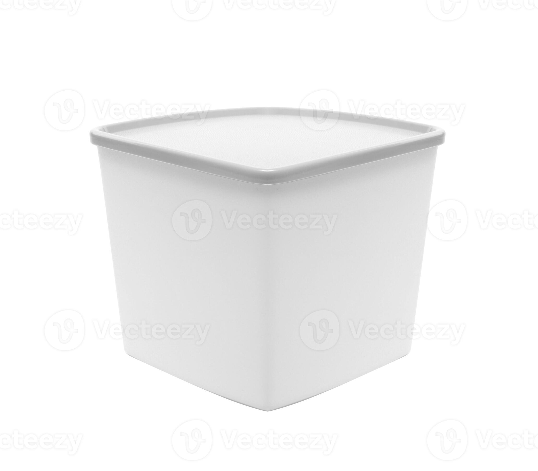 White empty plastic container 32395200 Stock Photo at Vecteezy