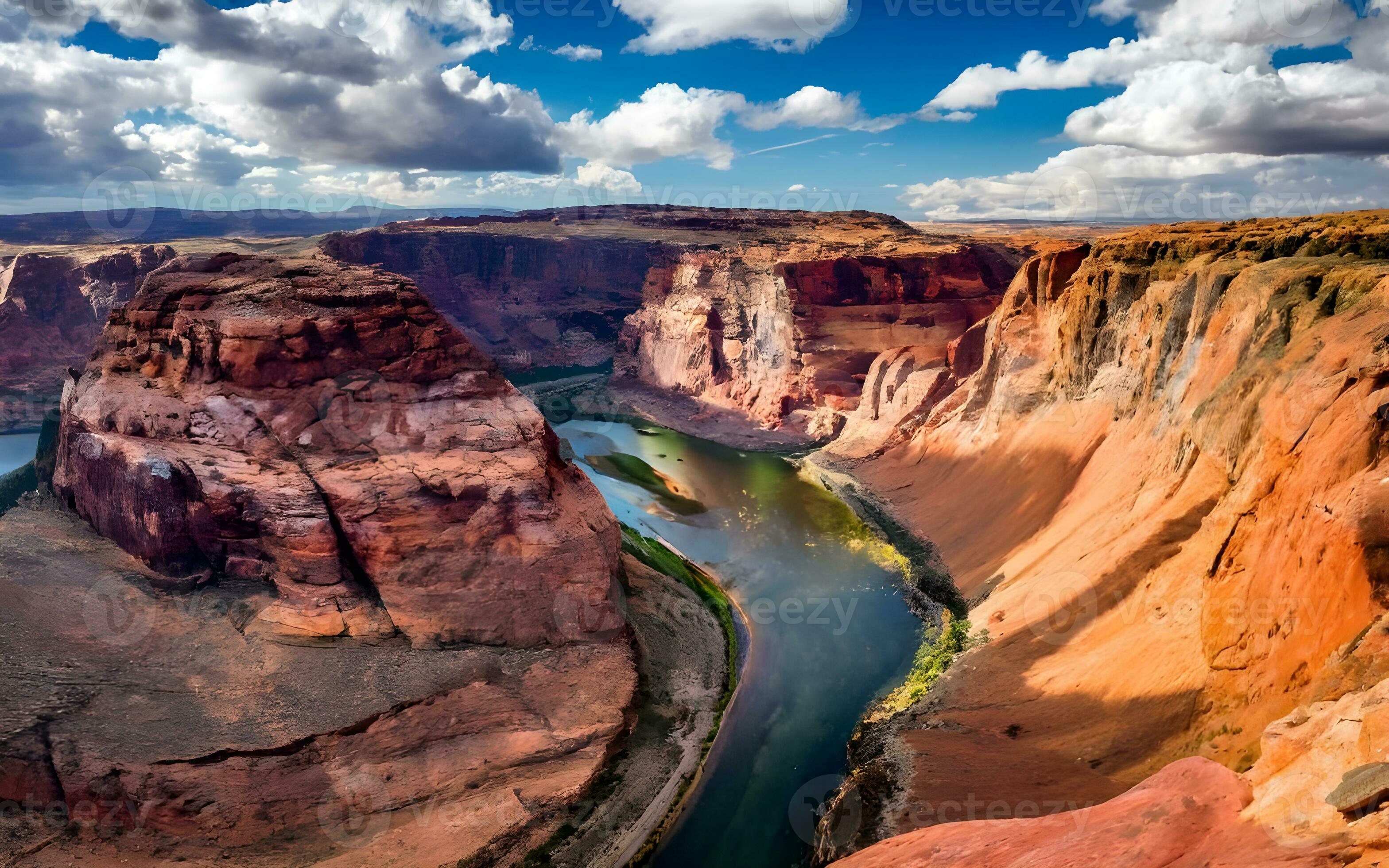 Epic Erosion, Unveiling the Majestic Tapestry of a Southwest Canyon's 