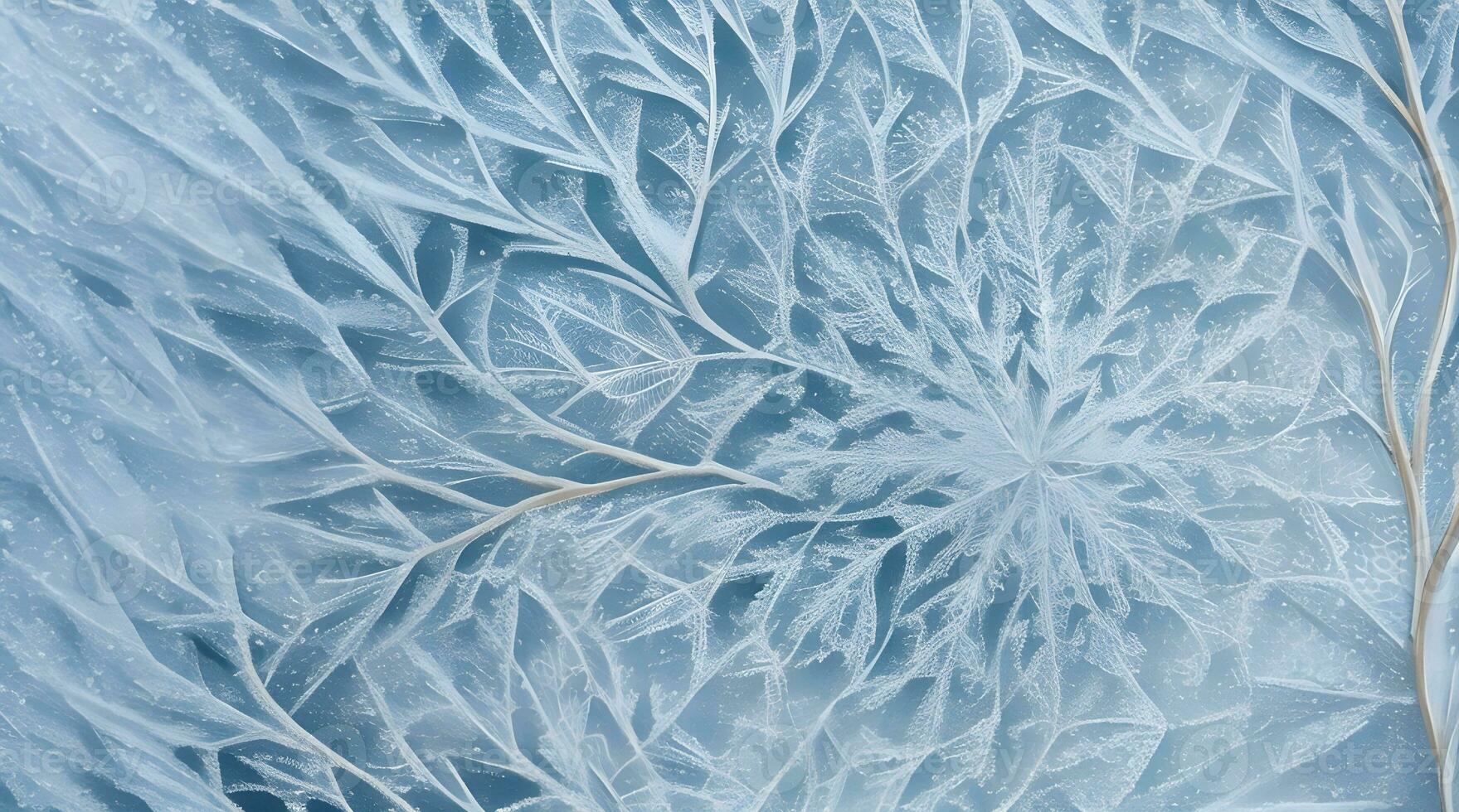 Mesmerizing Frost Patterns on a Winter Windowpane Revealing the Sublime Beauty of Cold-Weather Artistry. AI Generated photo