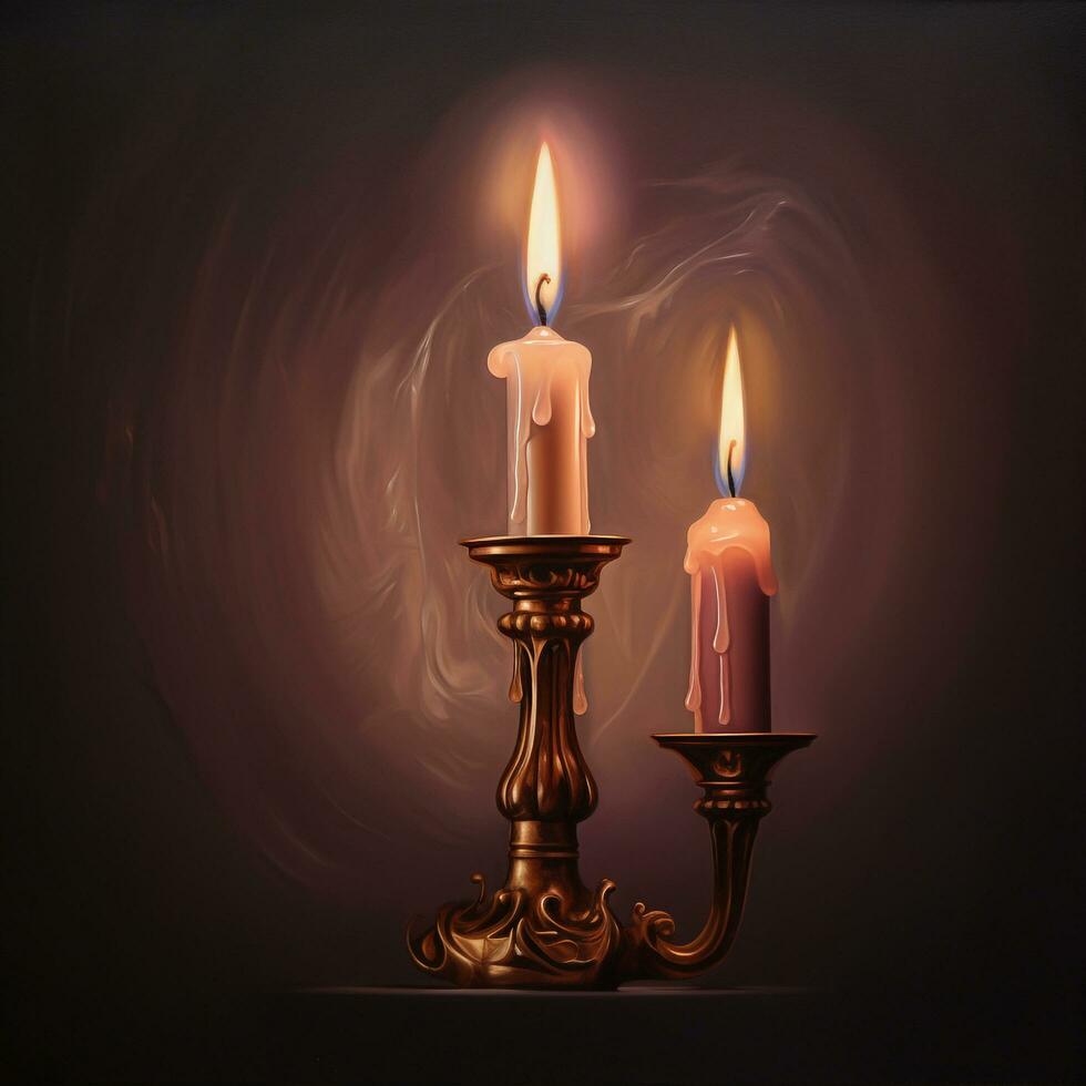candle light simple photo