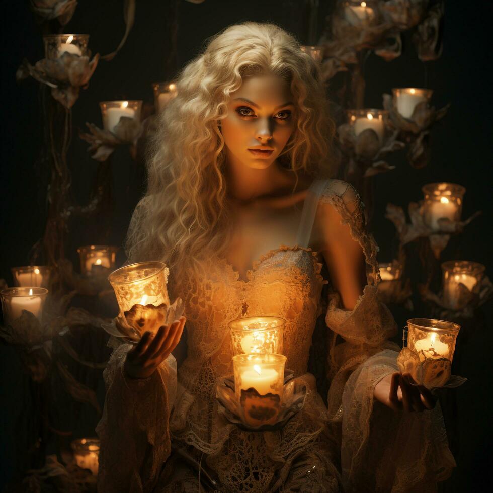 candle light simple photo