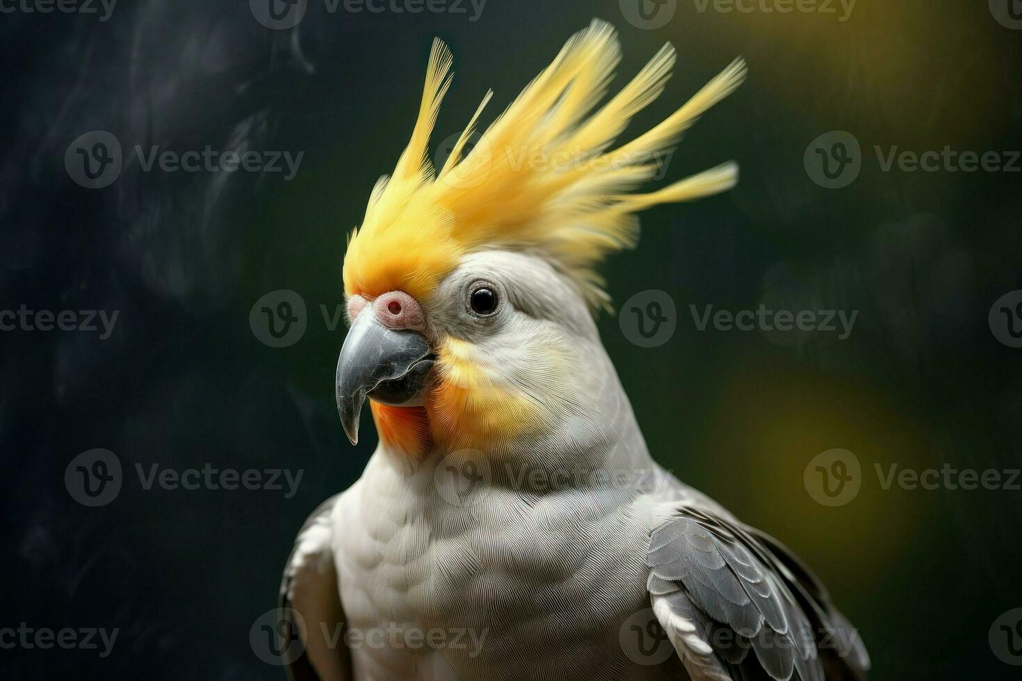 Social Cockatiel bird. Generate Ai photo