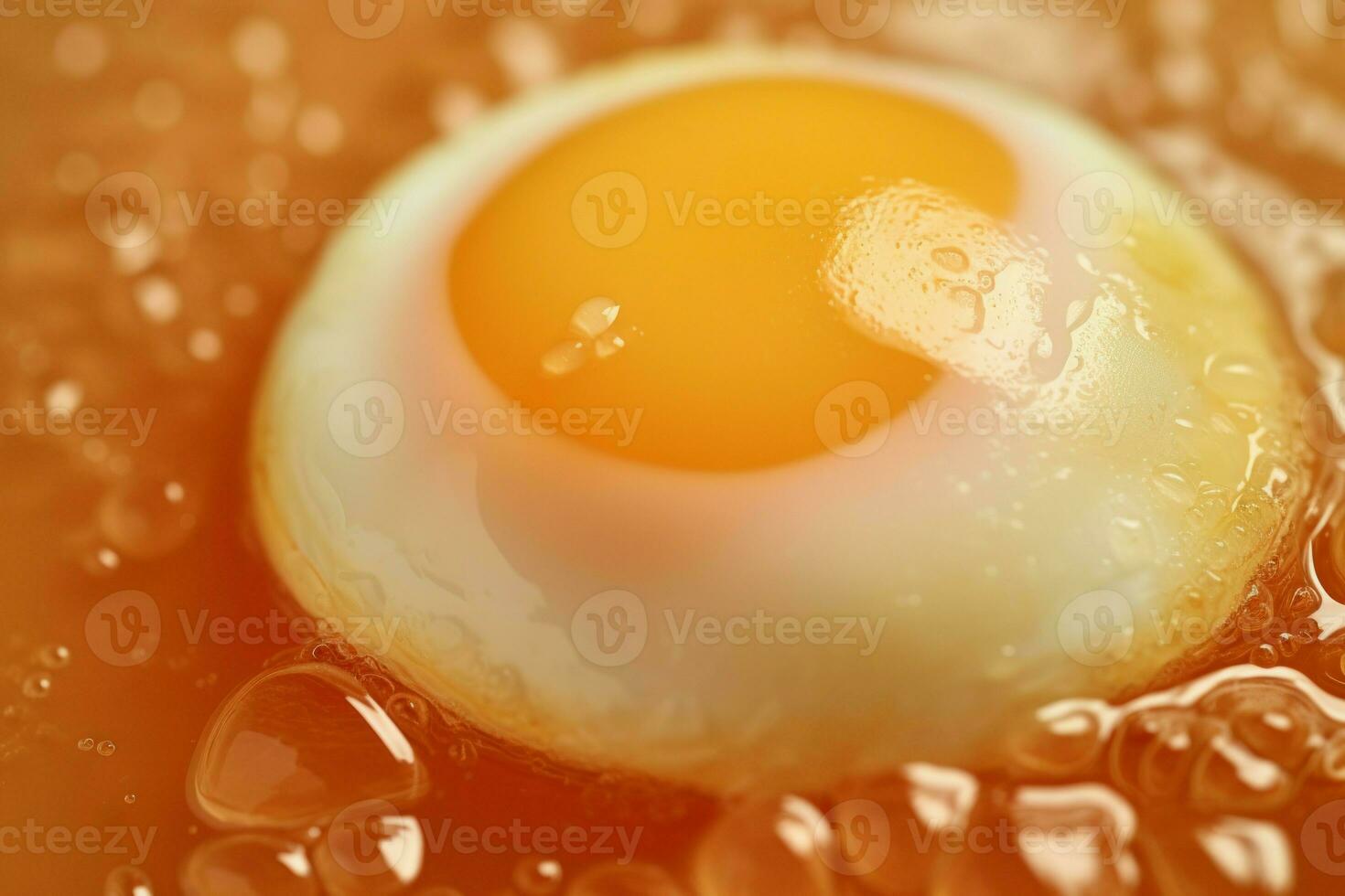 Organic Closeup fresh egg. Generate Ai photo