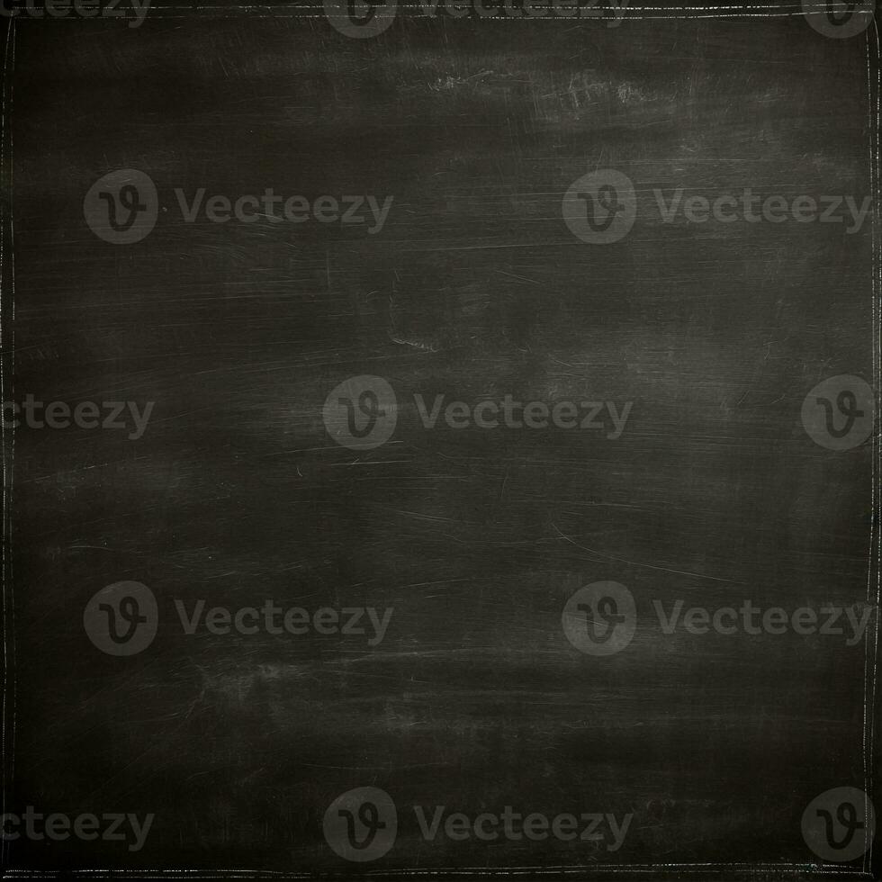 Black Chalkboard Texture Background Grunge AI Generative photo