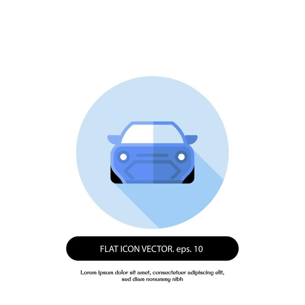 car icon line vector. simple car icon line vector. car outline front symbol. custom icon car outline vector