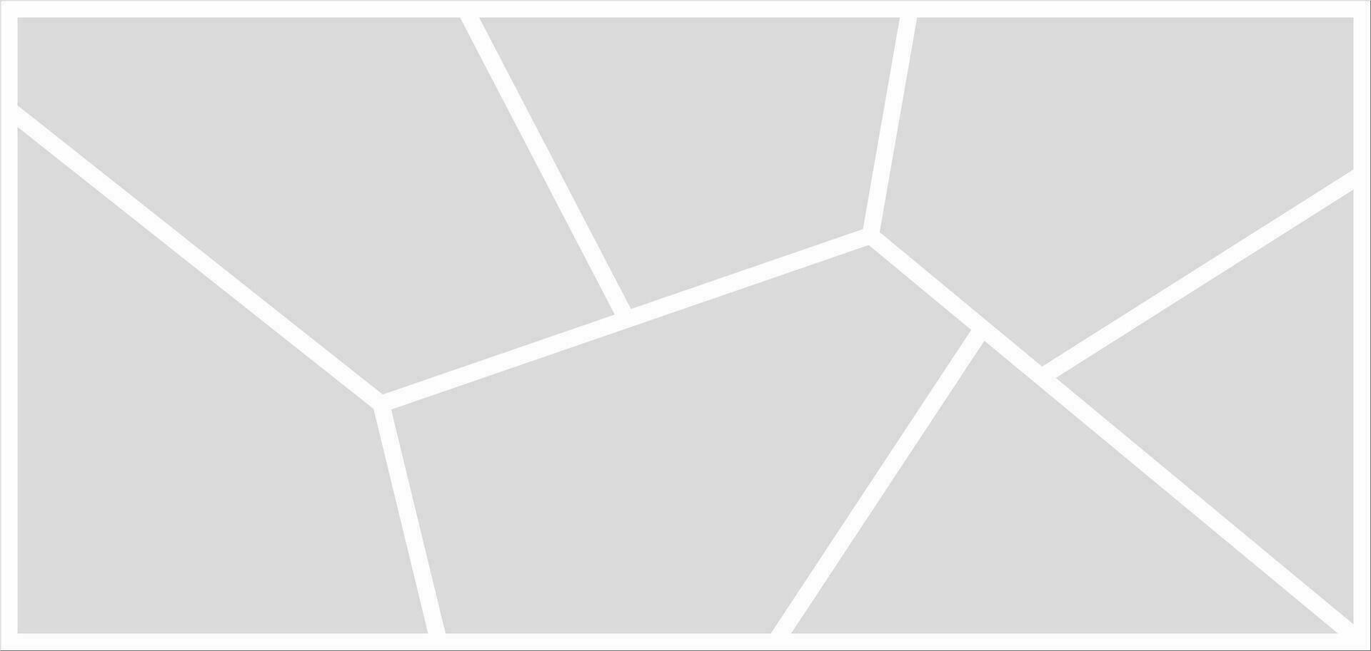 Pictures or photos frame collage. comics page grid layout abstract photo frames and digital photo wall template vector