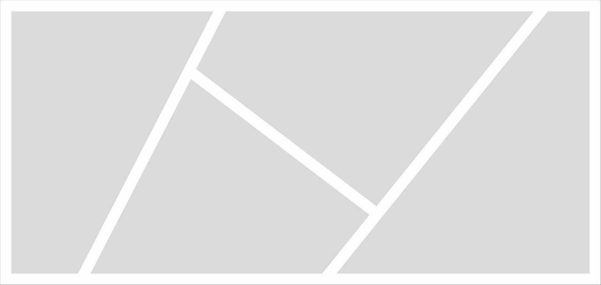 Pictures or photos frame collage. comics page grid layout abstract photo frames and digital photo wall template vector