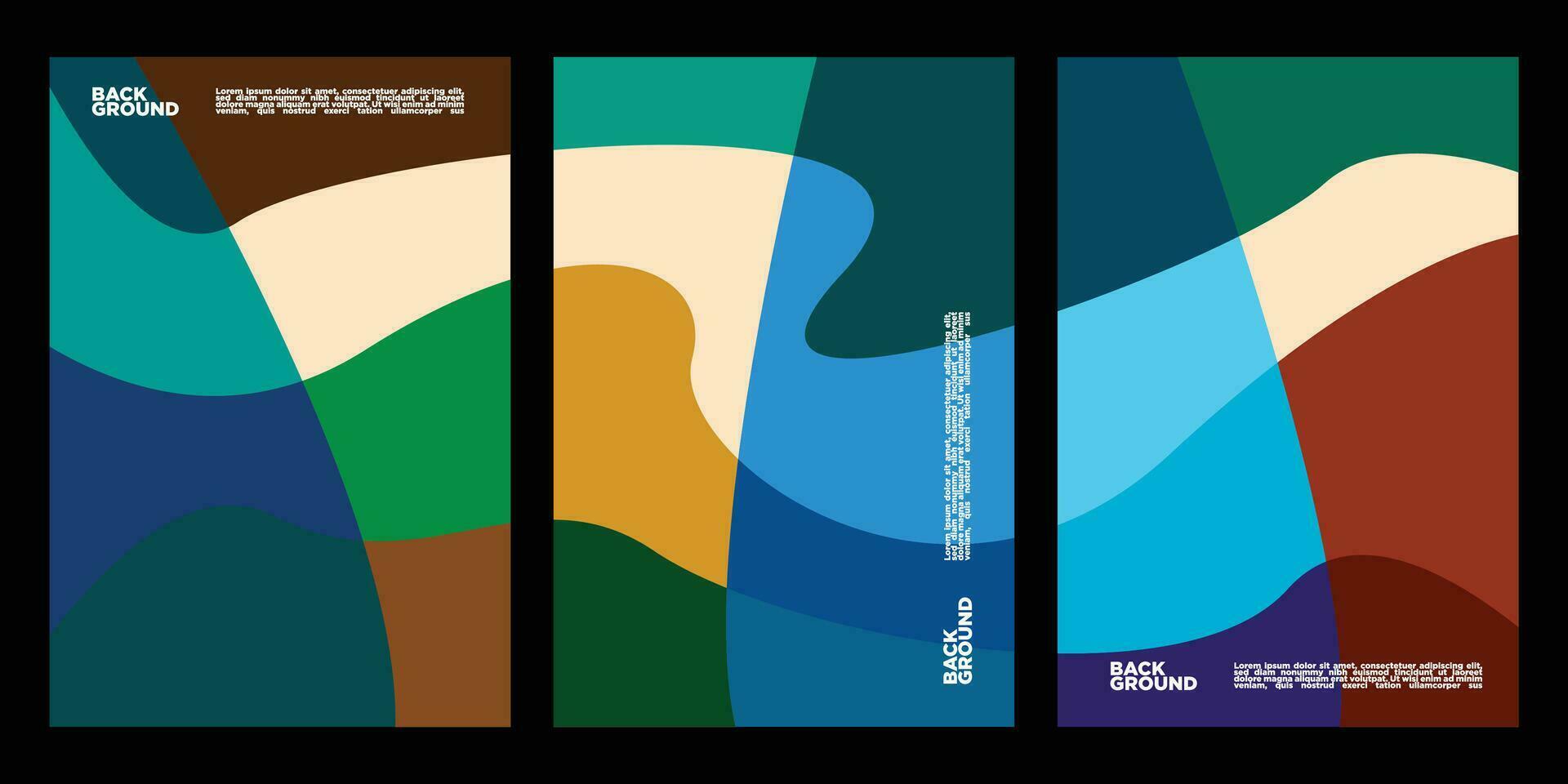 Vector colorful abstract liquid and fluid background for fall season.