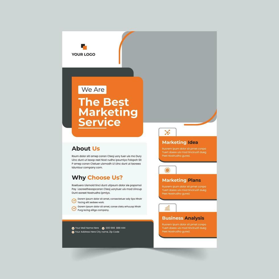Corporate Flyer Design 2023 vector