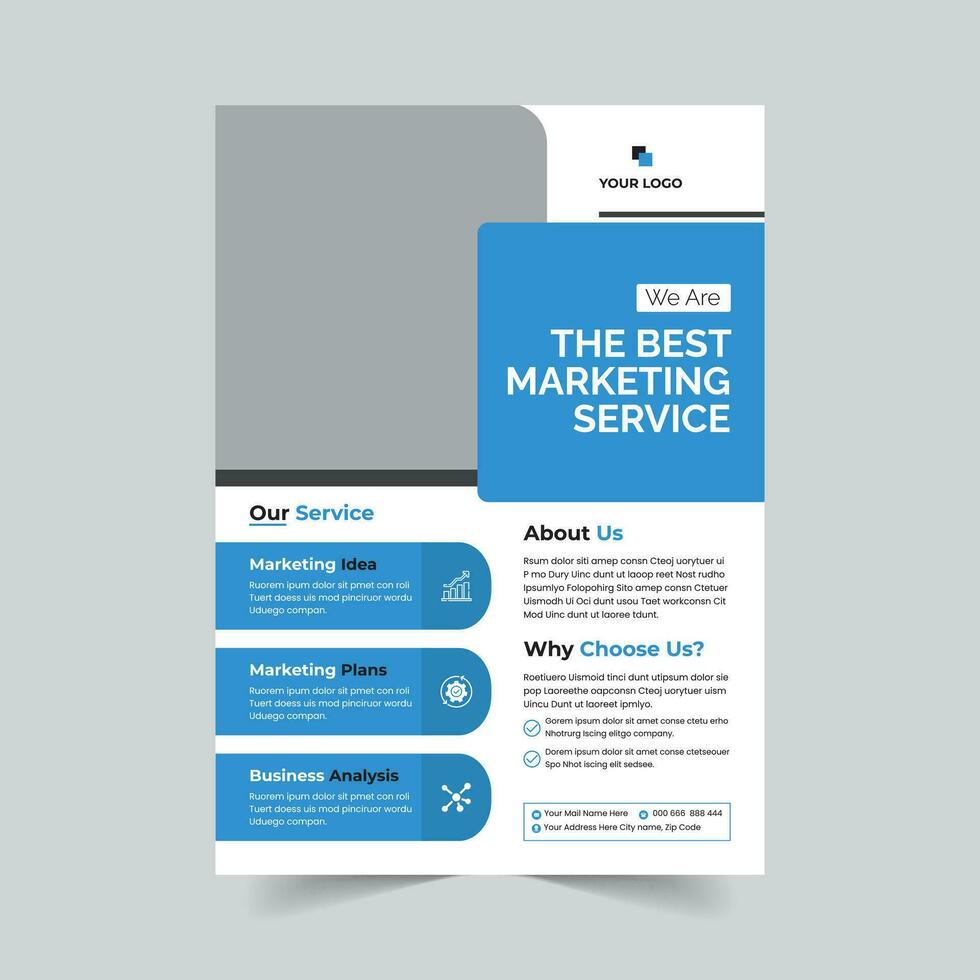 Corporate Flyer Design 2023 vector