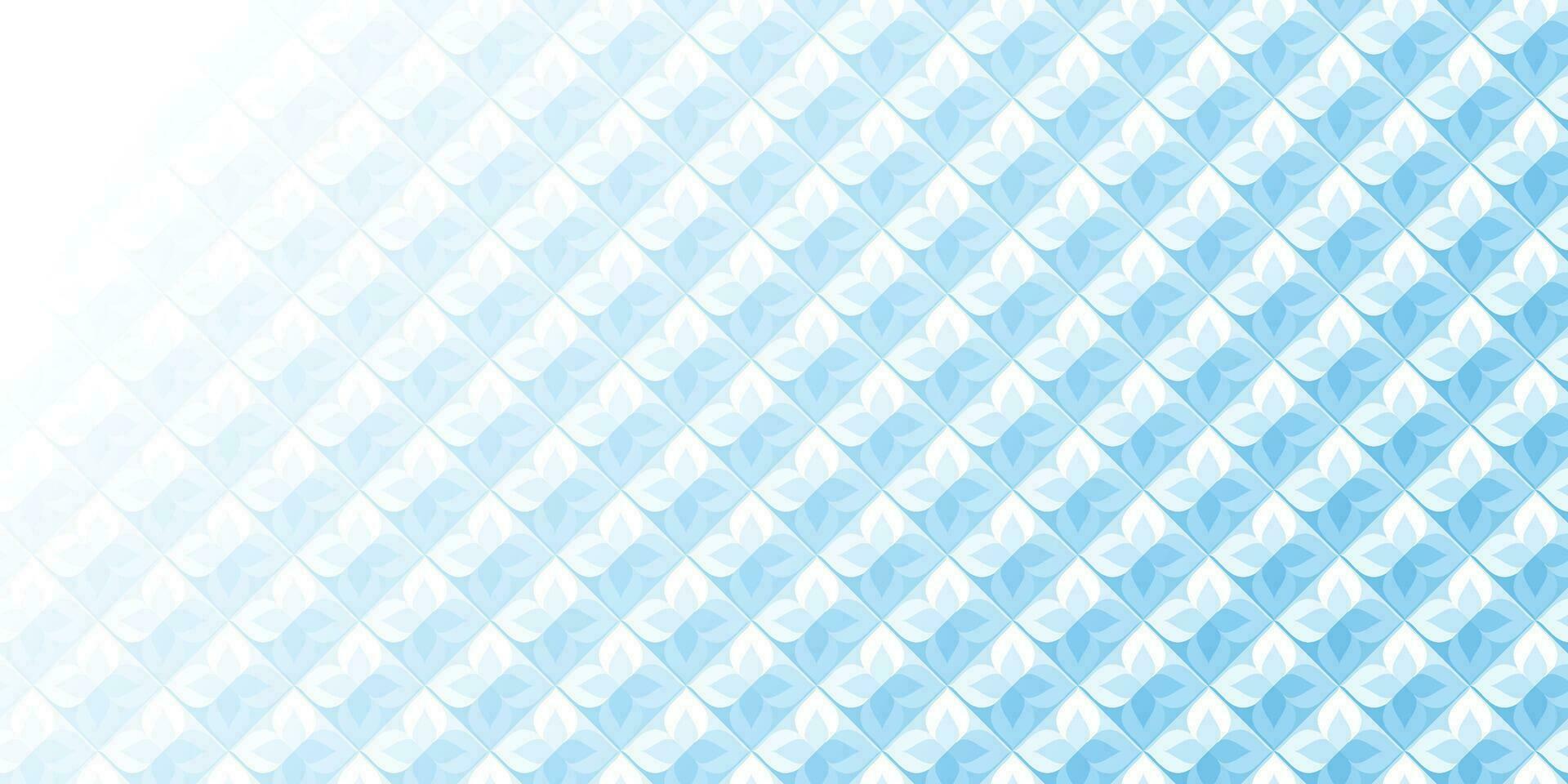 Abstract white and blue geometric background texture vector