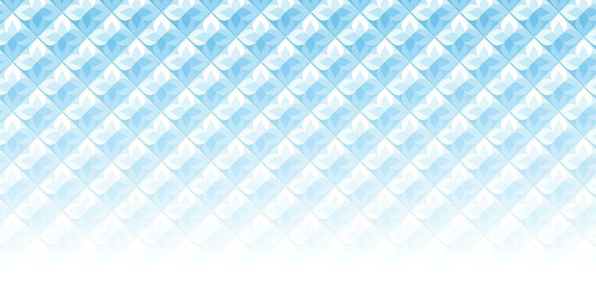 Abstract white and blue geometric background texture vector