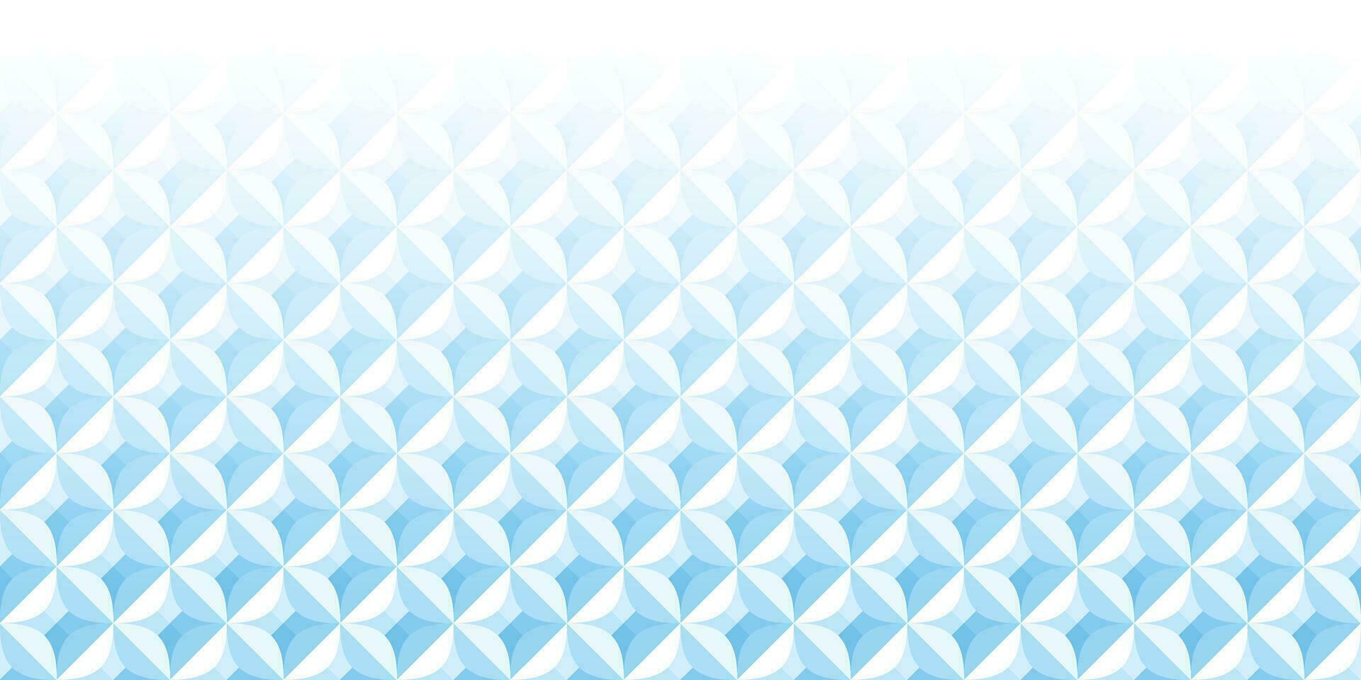 Abstract white and blue geometric background texture vector