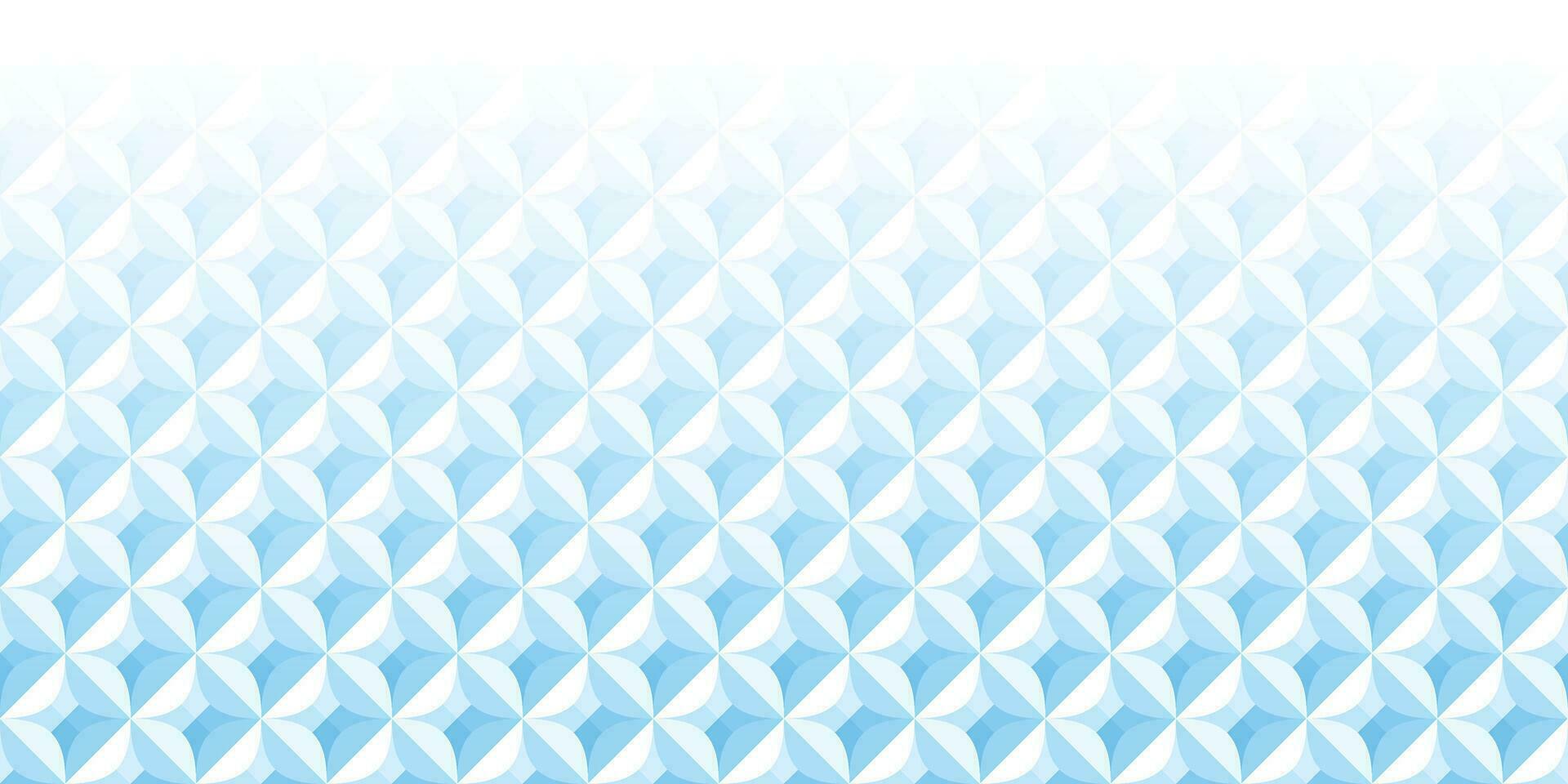 Abstract white and blue geometric background texture vector